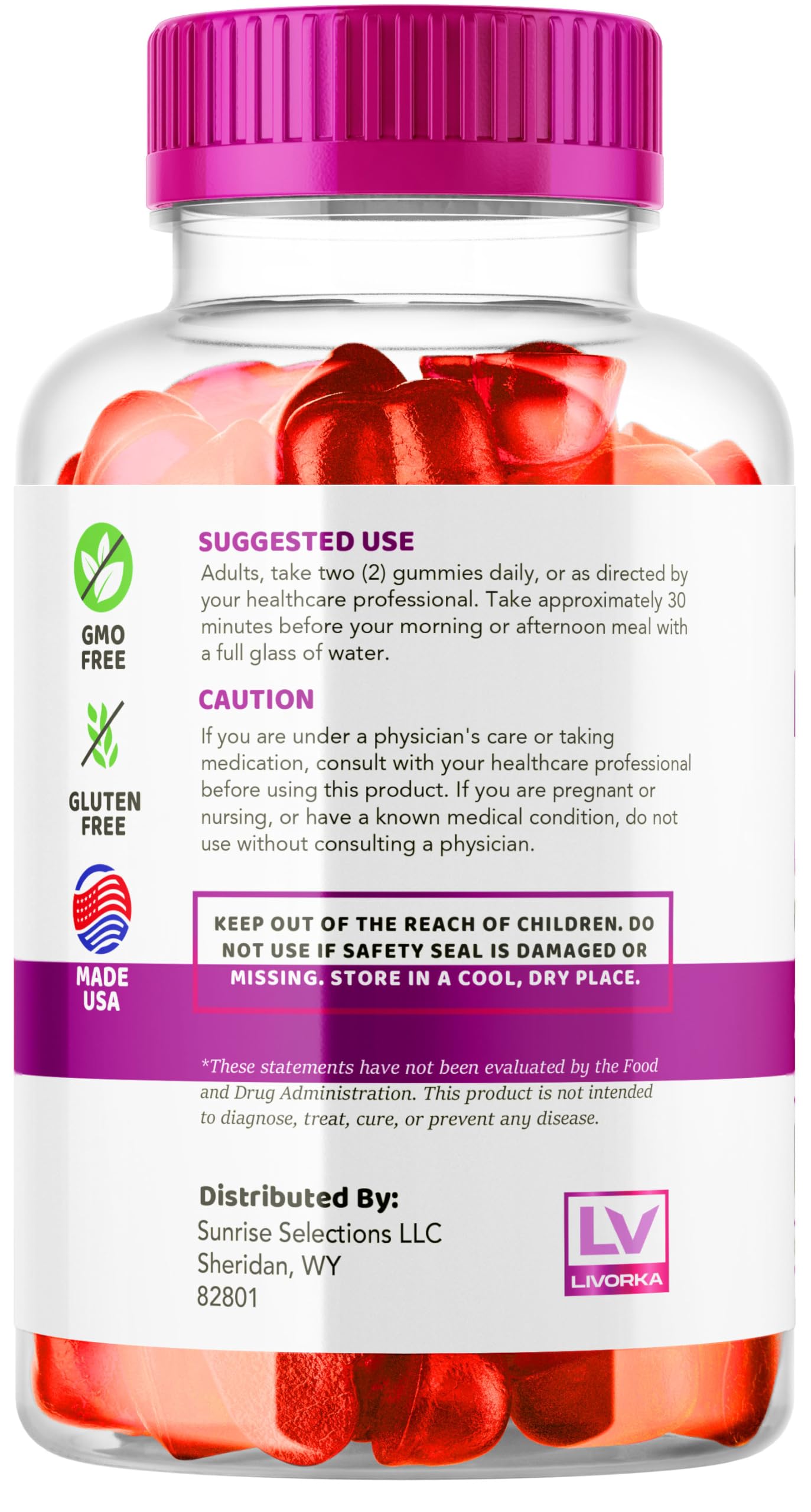 5 Pack - Bliss Keto ACV Gummies Advanced Weight Loss, Bliss ACV Active Gummies